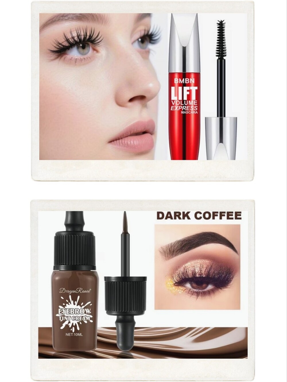Lift Volume Express Mascara & Eyebrow Tint Dark Coffee